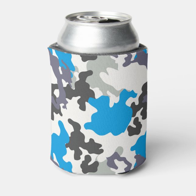 Arctic Camo Can Cooler (Can Back)