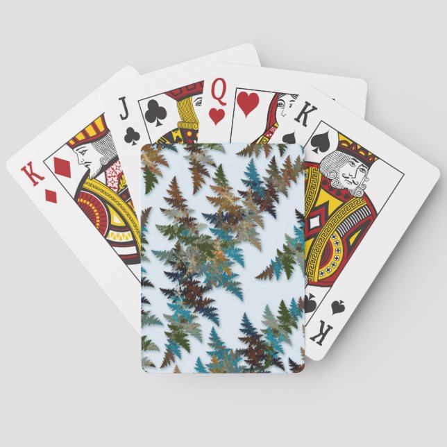 Arctic Camouflage Playing Cards (Back)