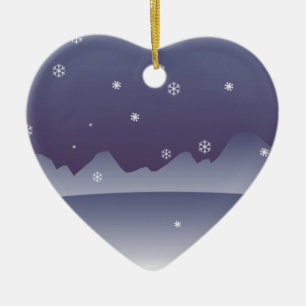 Arctic Ceramic Tree Decoration