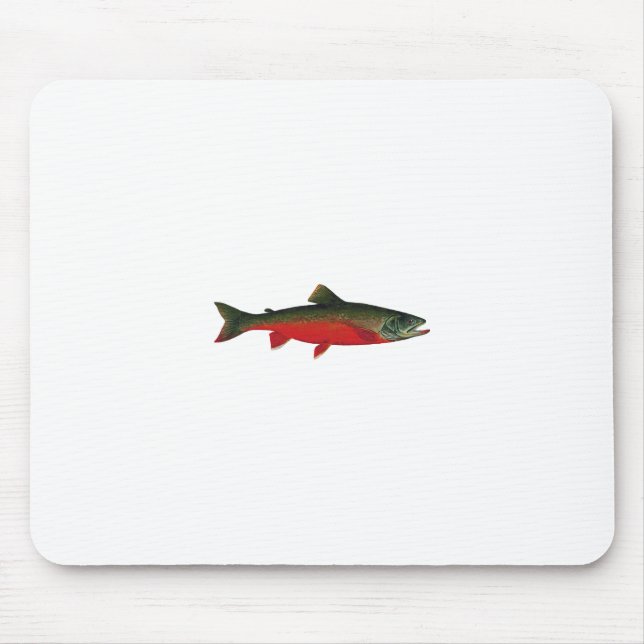 Arctic Char Illustration Mouse Mat (Front)