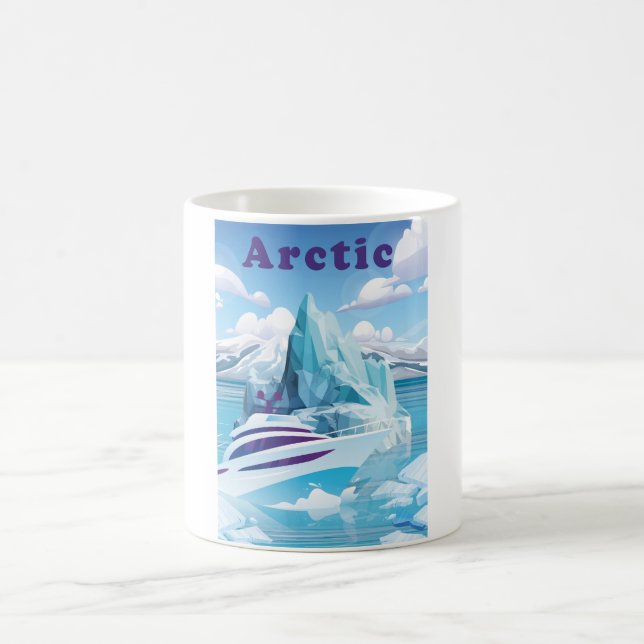 Arctic cruise travel coffee mug (Center)