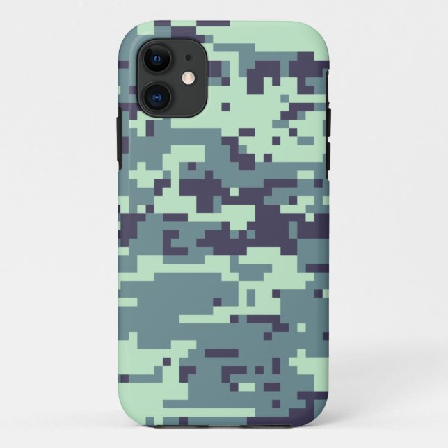 Arctic Digital Camo Pattern Case-Mate iPhone Case (Back)