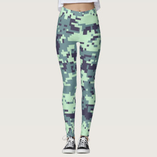 Arctic Digital Camo Pattern Leggings