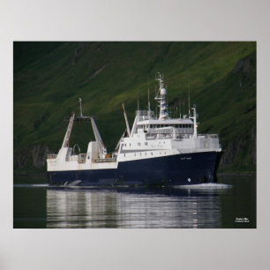 Arctic Fjord, Catcher/Processor in Captain's Bay Poster