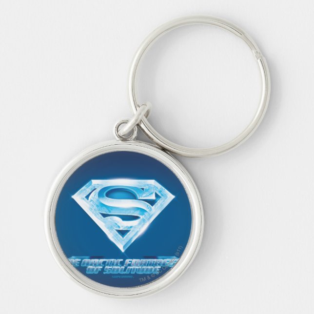 Arctic Fortress of Solitude Key Ring (Front)