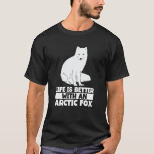 Arctic Fox Artic Animals Cute Artic Fox Pajamas  8 T-Shirt