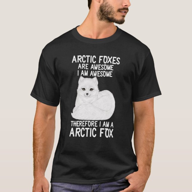 Arctic Fox Artic Animals Cute Artic Fox Pyjamas  1 T-Shirt (Front)