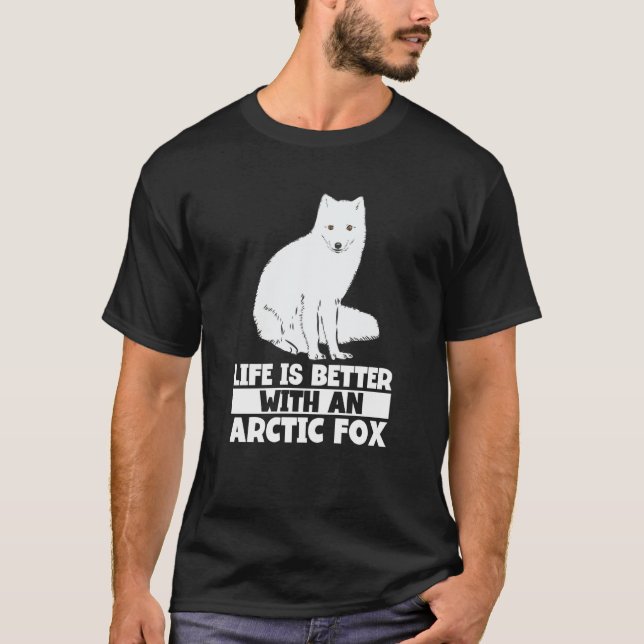 Arctic Fox Artic Animals Cute Artic Fox Pyjamas  8 T-Shirt (Front)