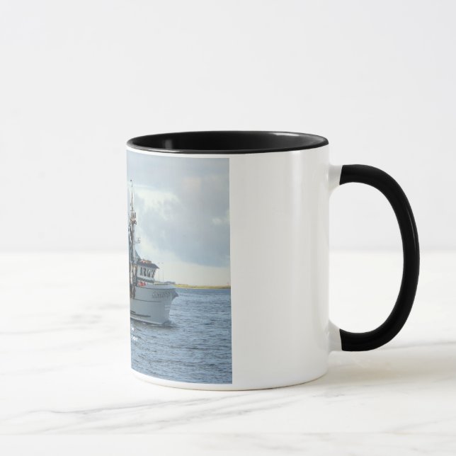 Arctic Fox, Crab Boat in Dutch Harbour, Alaska Mug (Right)