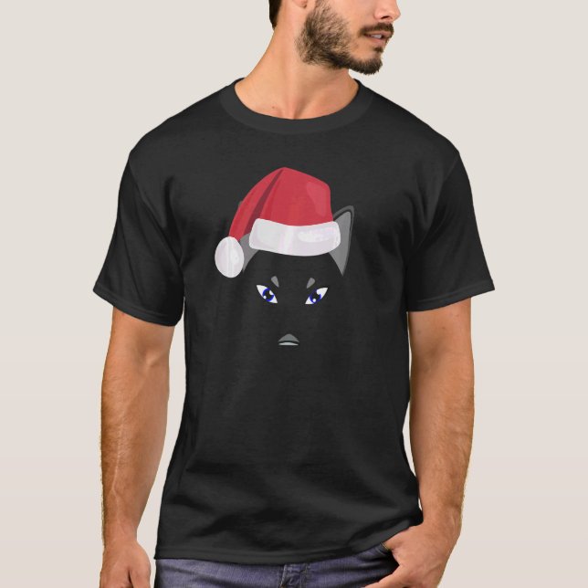 Arctic Fox Face Animal Big Cute Face Costume Chris T-Shirt (Front)
