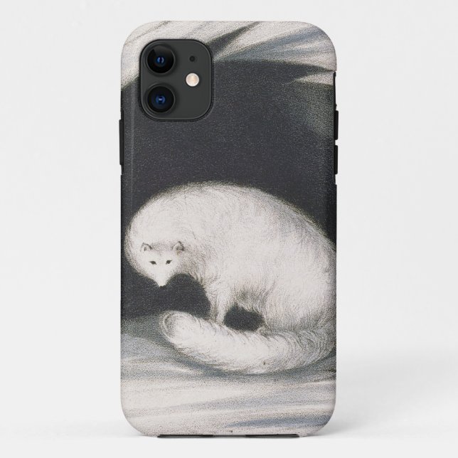 Arctic Fox, from 'Narrative of a Second Voyage in Case-Mate iPhone Case (Back)