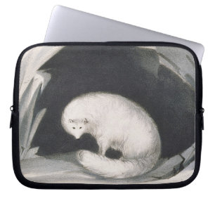 Arctic Fox, from 'Narrative of a Second Voyage in Laptop Sleeve