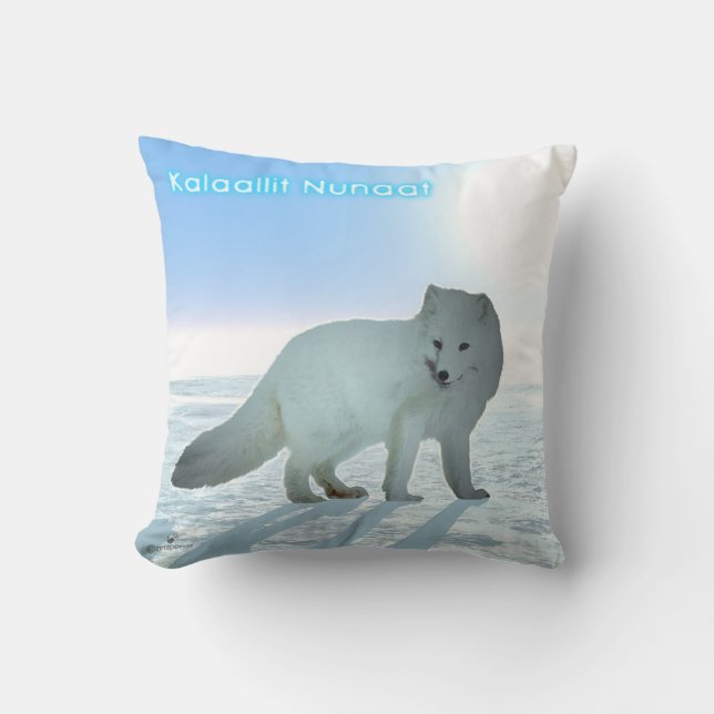 Arctic Fox - Greenland Cushion (Front)