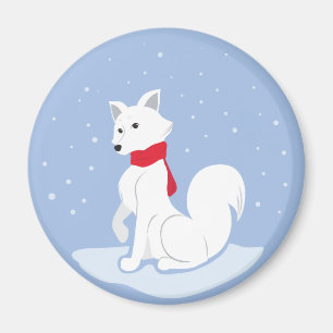 Arctic Fox Magnet