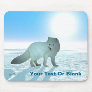 Arctic Fox Mouse Mat