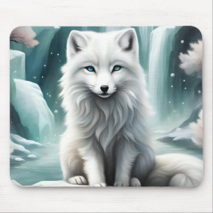 Arctic Fox Mouse Mat
