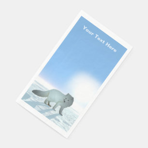 Arctic Fox Napkin