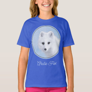 Arctic Fox Painting - Original Wildlife Art T-Shirt