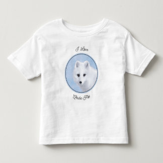 Arctic Fox Painting - Original Wildlife Art Toddler T-Shirt