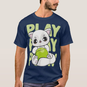 Arctic Fox Plays Tennis And Racket Sport For Tenni T-Shirt