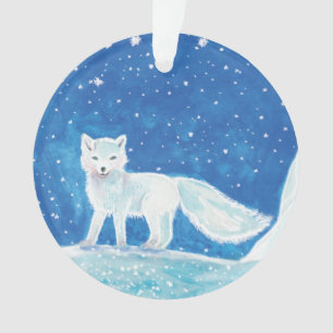 Arctic fox (Vulpes lagopus) Ornament