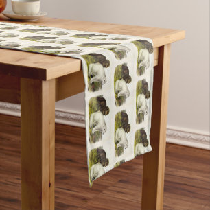 Arctic Fox (White Fox, Polar Fox, Snow Fox) Medium Table Runner