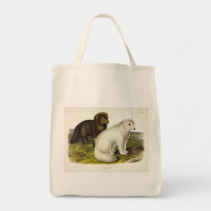 Arctic Fox (White Fox, Polar Fox, Snow Fox) Tote Bag
