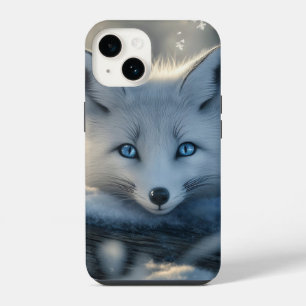 Arctic Fox with Mesmerizing Blue Eyes iPhone 14 Case