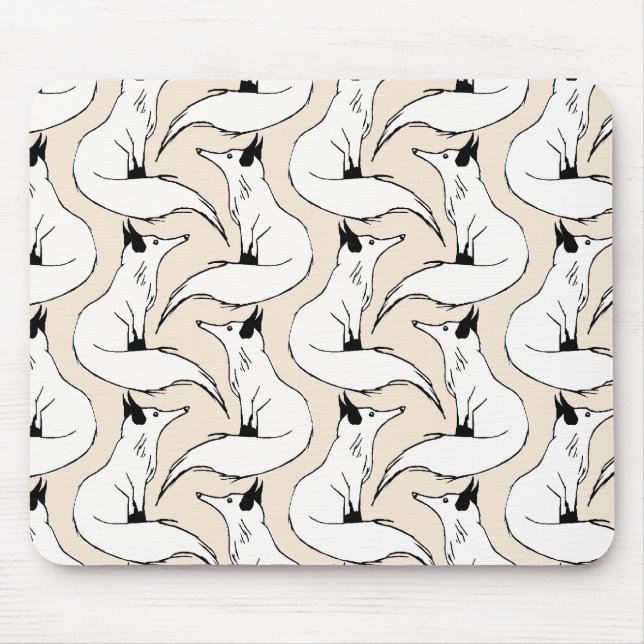Arctic Foxes Mouse Mat (Front)