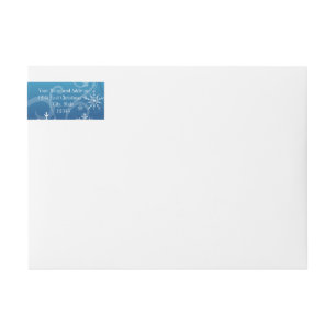 Arctic Frozen Snowdrift Personalised Wrap Around Label