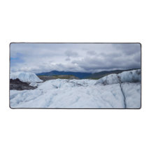 Arctic Glacier Landscape with Snow and Peaks