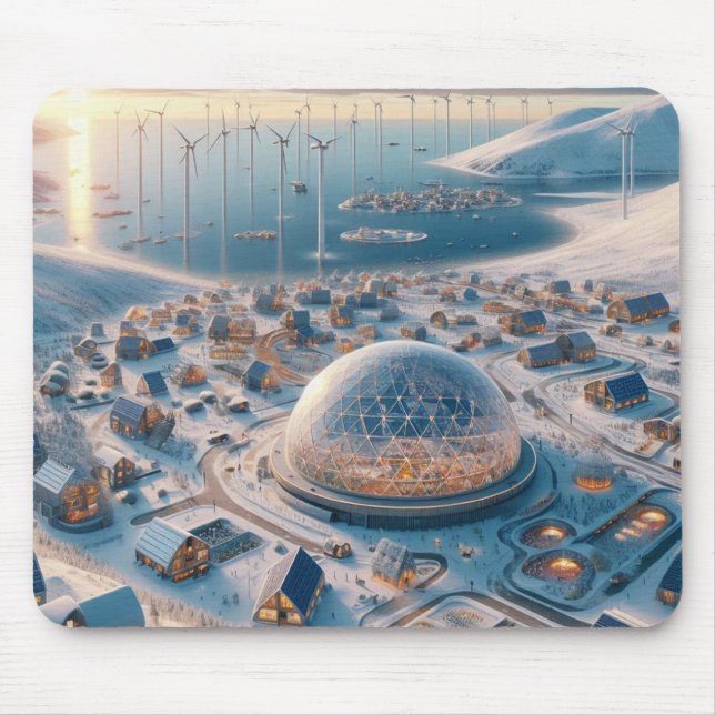 Arctic Harmony Habitat Mouse Mat (Front)
