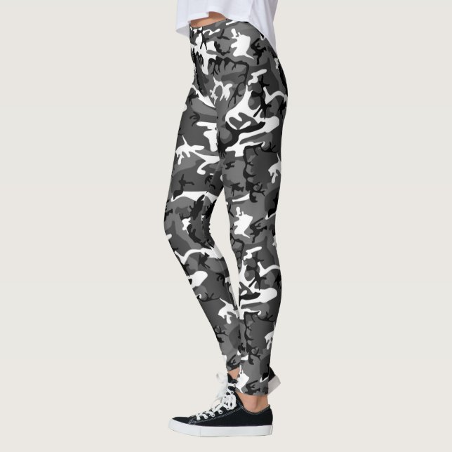 Arctic Ice Camo Leggings (Left)