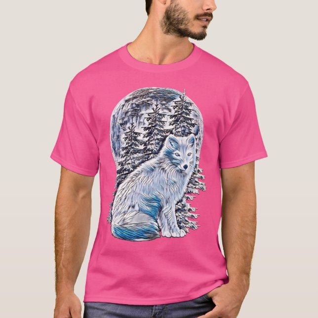 Arctic Ice Fox T-Shirt (Front)