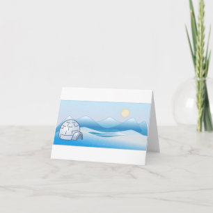 Arctic Igloo Note Card