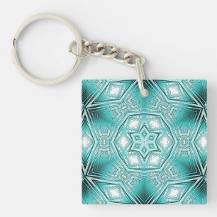 Arctic Kaleidoscope Key Ring