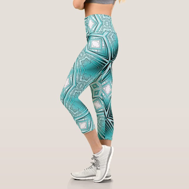 Arctic Kaleidoscope Leggings (Left)
