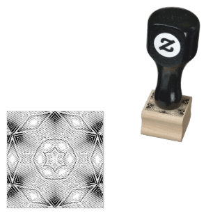Arctic Kaleidoscope Rubber Stamp