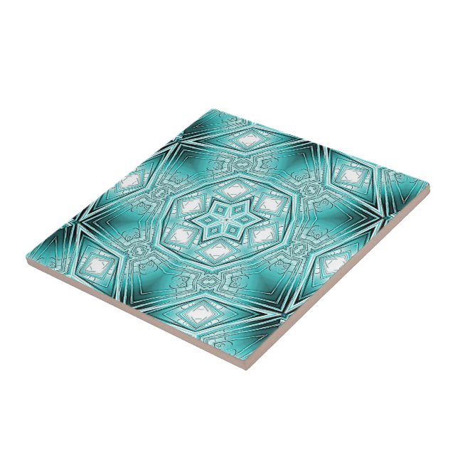 Arctic Kaleidoscope  Tile (Side)