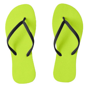 Arctic lime (solid colour)  flip flops