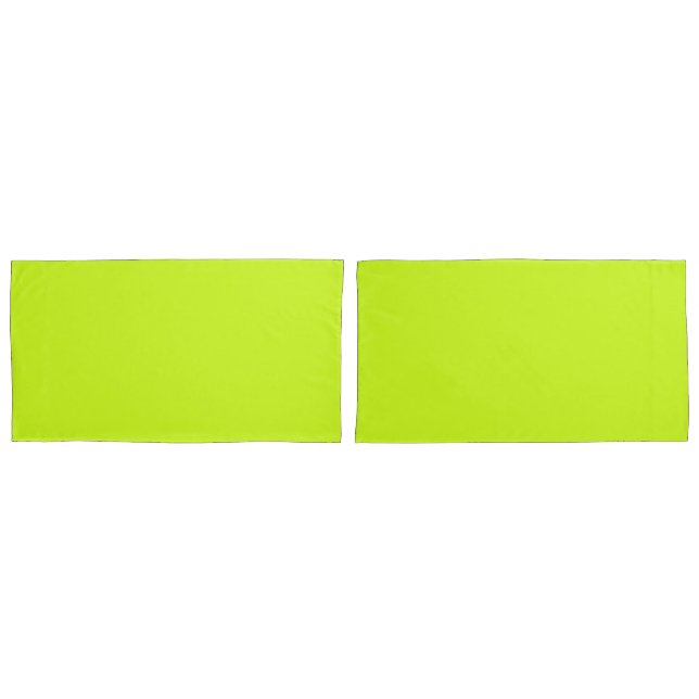 Arctic lime (solid colour)  pillowcase (Front-Set)