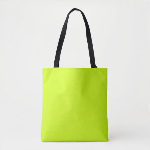 Arctic lime (solid colour) tote bag