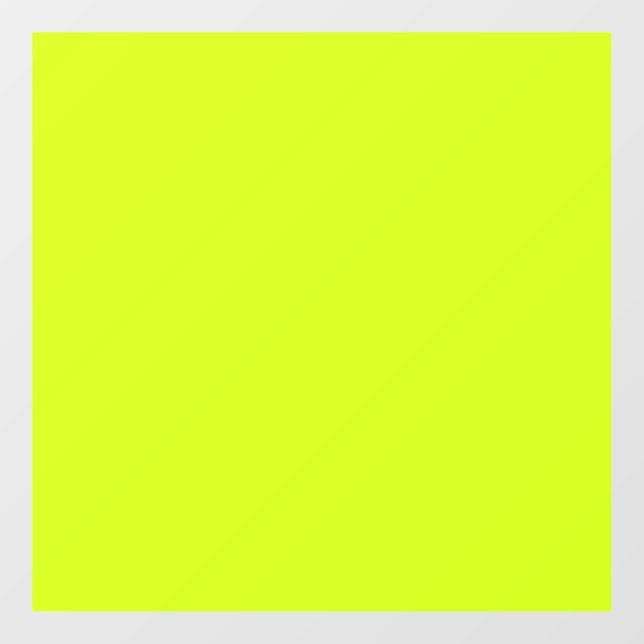 Arctic lime (solid colour)  window cling (Sheet)