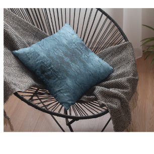 Arctic Luxe Psychedelic Ice Crystalline Cushion