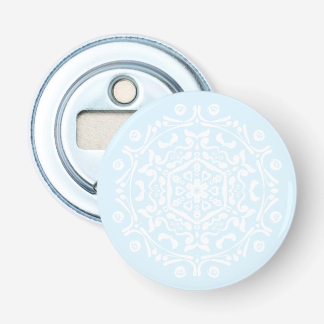 Arctic Mandala Bottle Opener (Front)