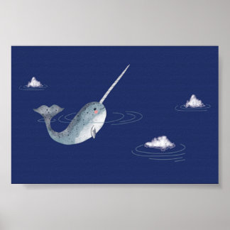 Arctic Narwhal Poster