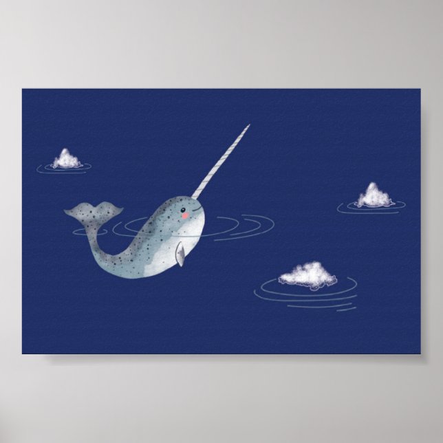 Arctic Narwhal Poster (Front)