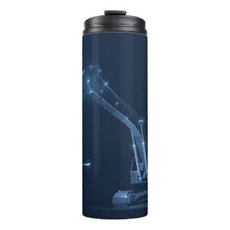 Arctic Night Operator Thermal Travel Mug Excavator