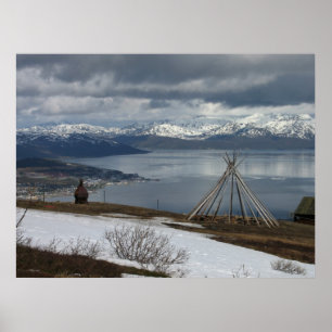 Arctic Nomades Tipi Poster