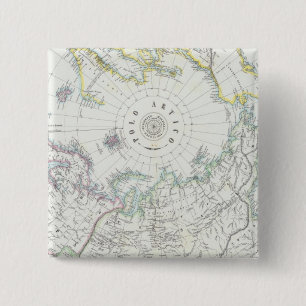 Arctic, Northern Hemisphere 15 Cm Square Badge